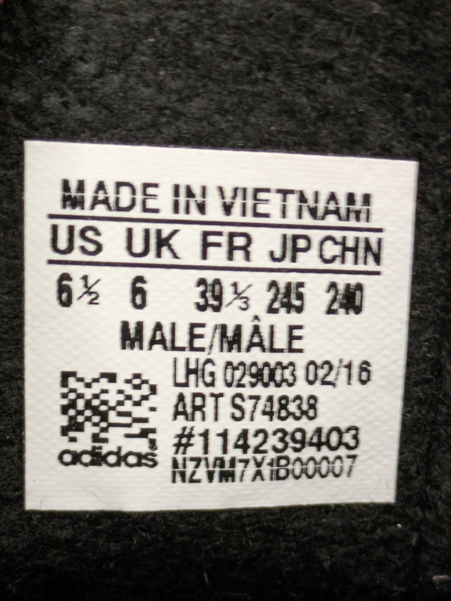 Adidas Hamburg Size 6 Casual Station