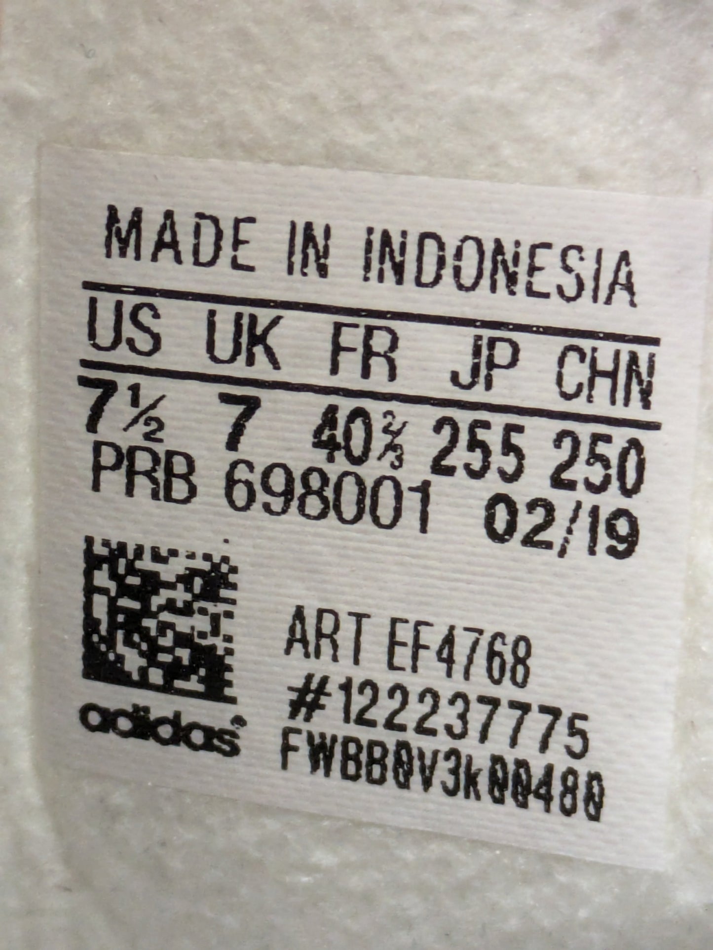 Adidas Beckenbauer Size 7 Casual Station