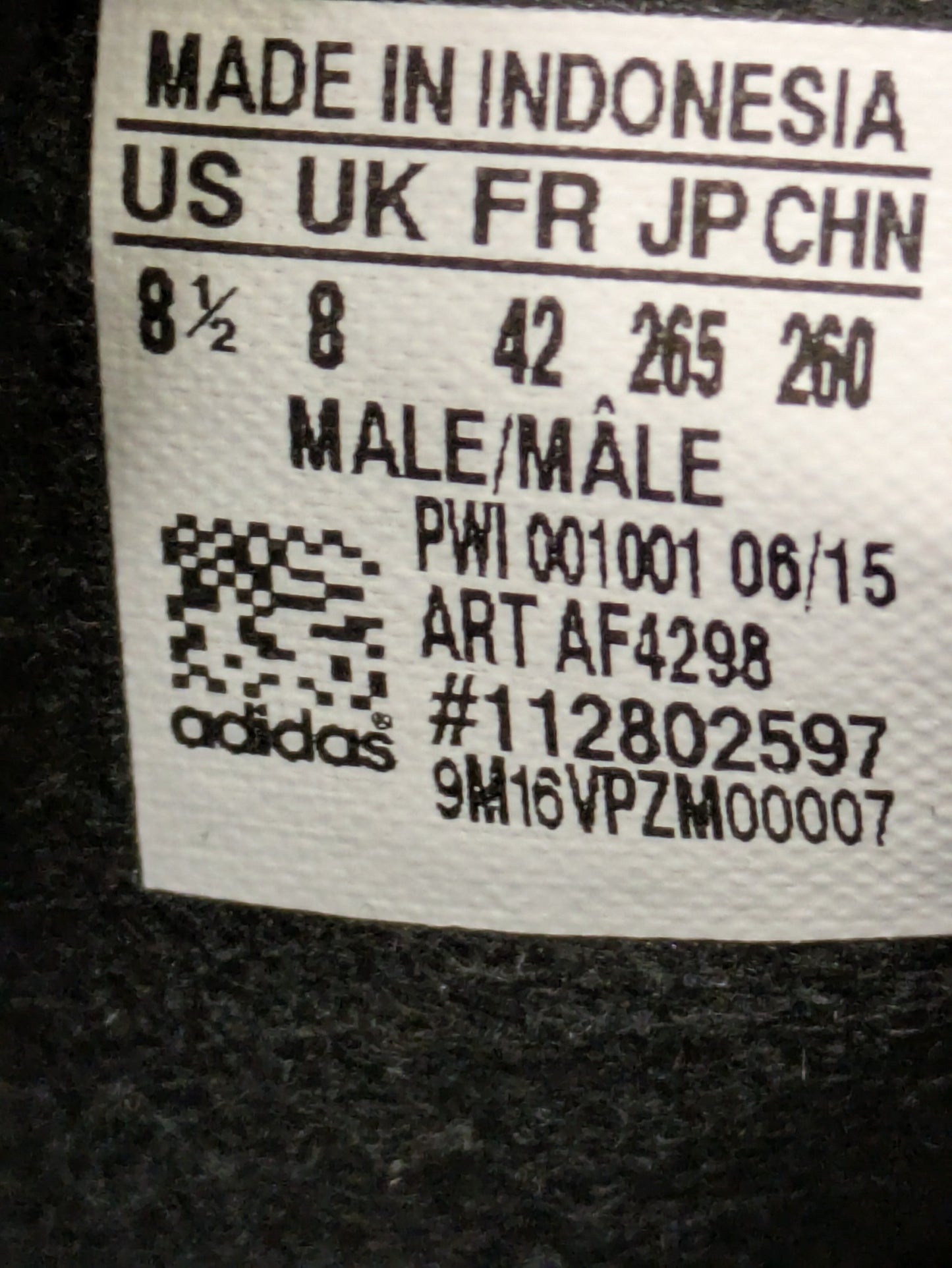 Adidas Chetcuti Size 8 Casual Station