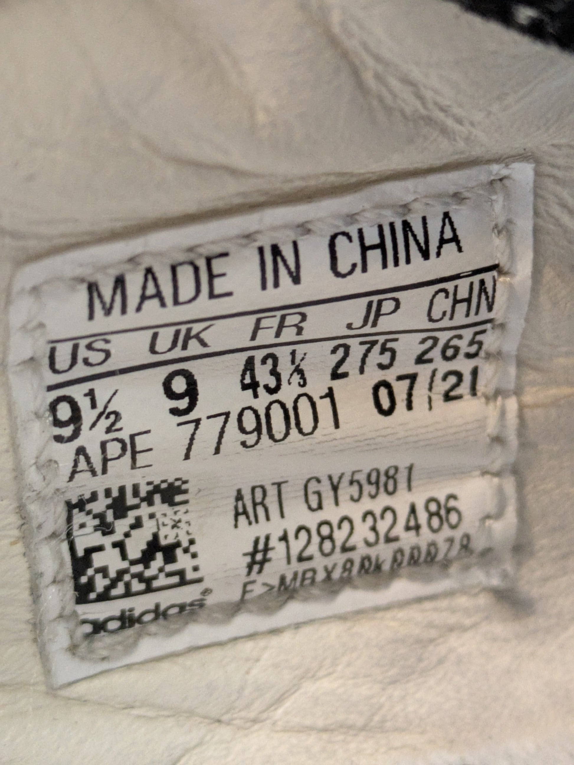 Adidas Barrowland SPZL Size 9 Casual Station