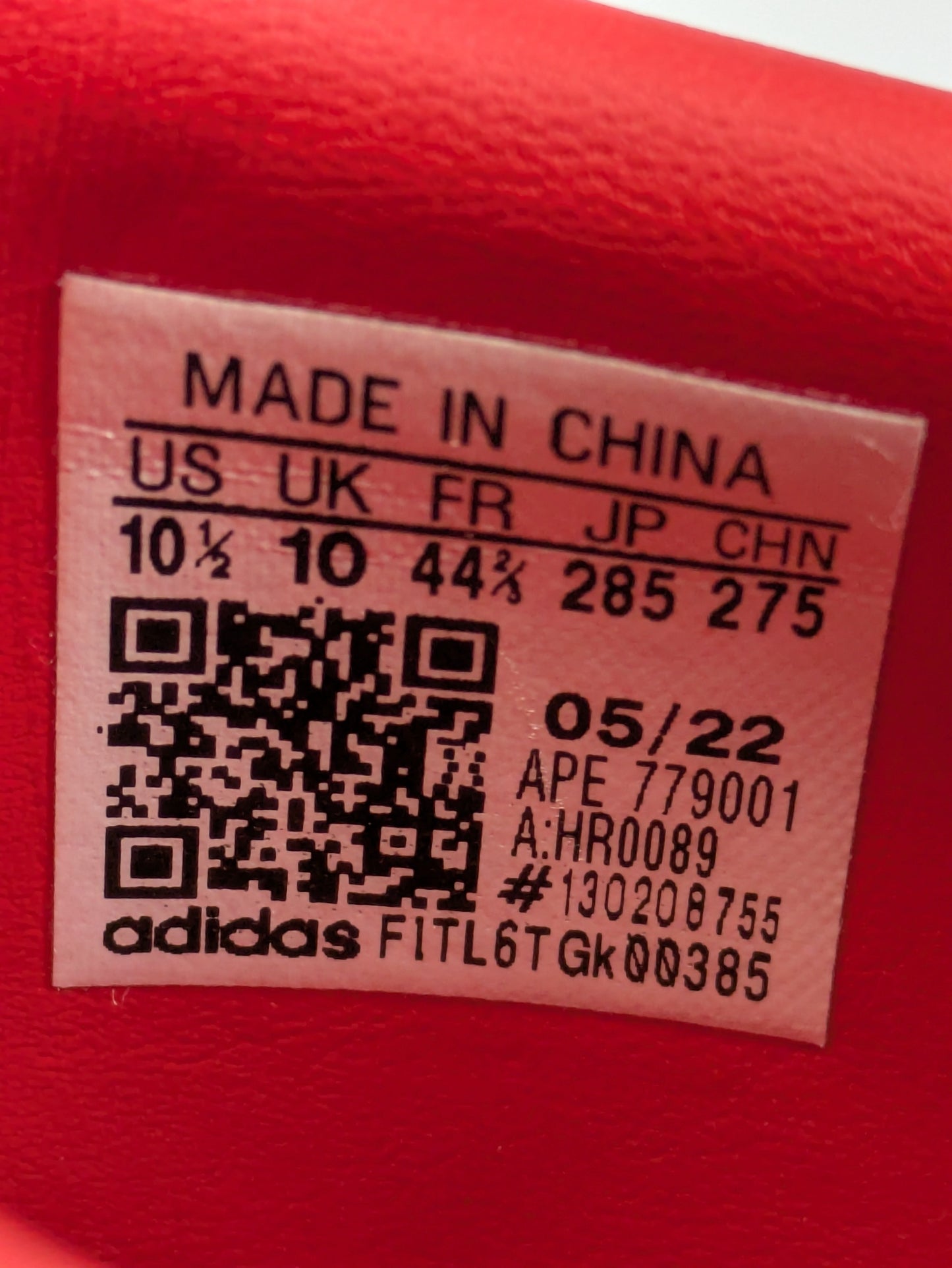 Adidas Bern Size 10 Casual Station