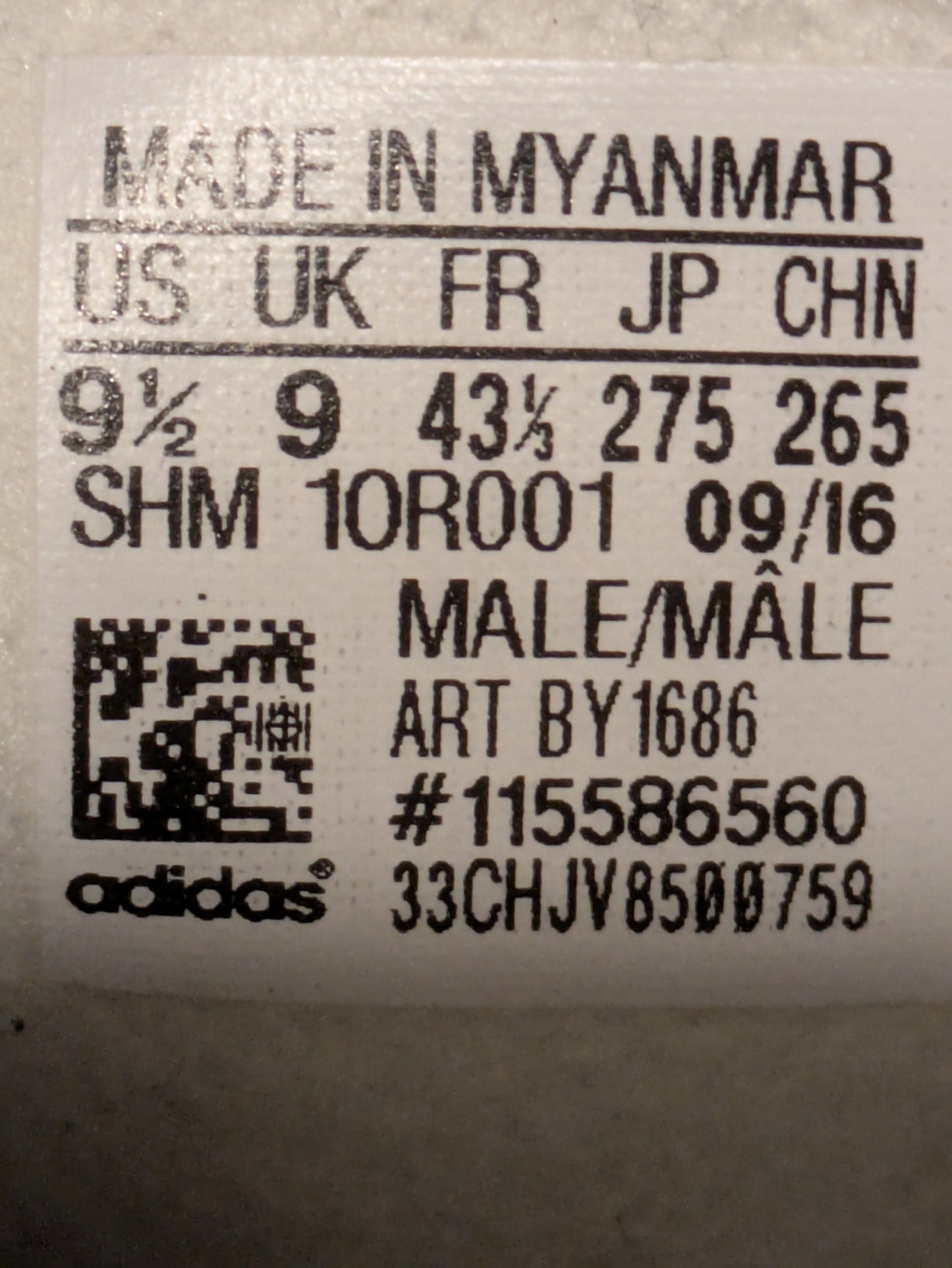 Adidas Hamburg Size 9 Casual Station