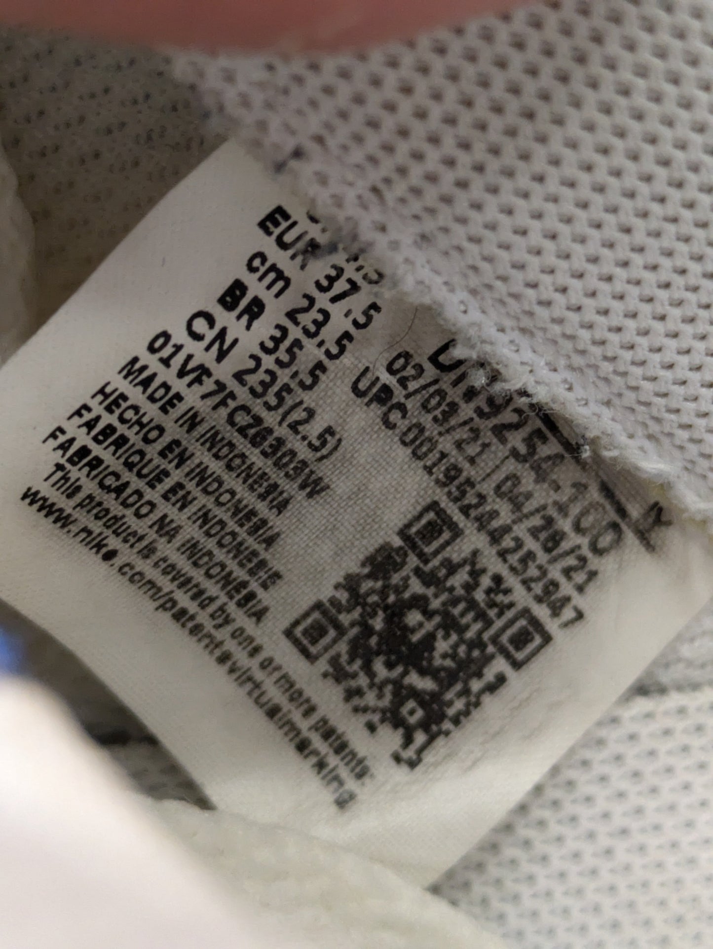 Nike Air Force 1 '07 Size 4.5 Casual Station