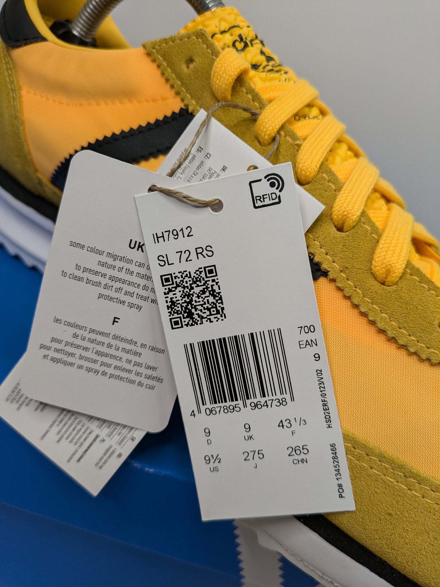 Adidas SL 72 RS Size 9 Casual Station