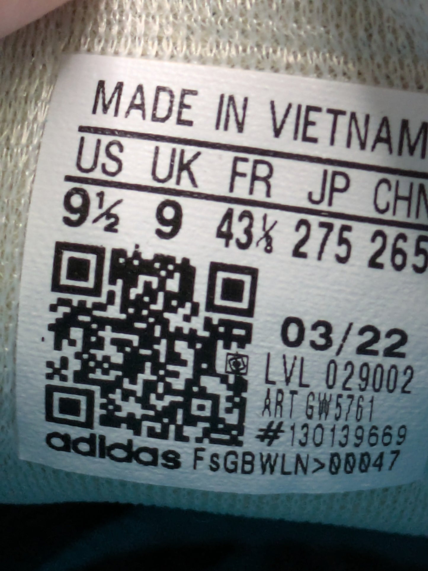 Adidas Padiham Size 9 Casual Station