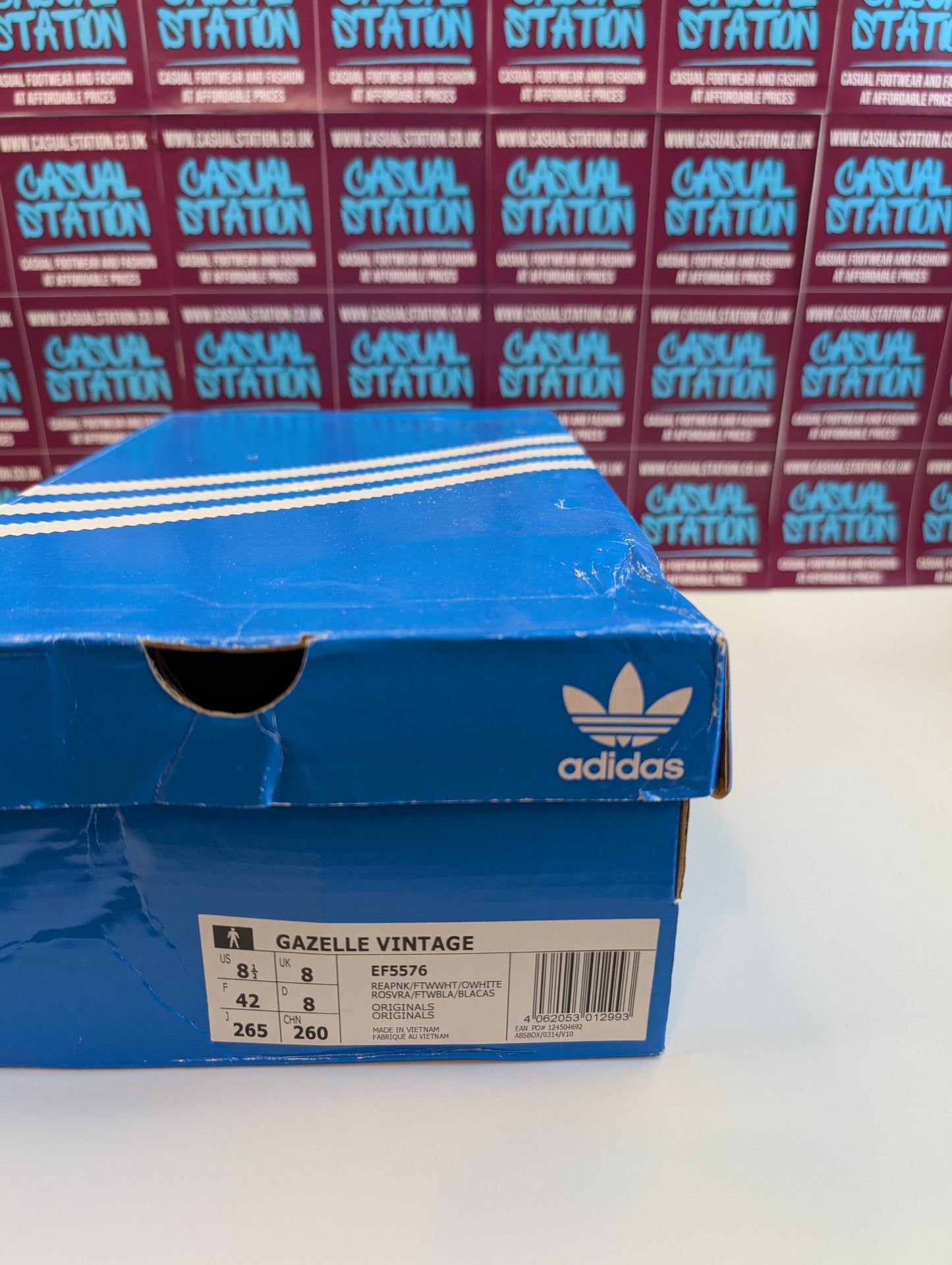Adidas Gazelle Vintage Size 8 Trainers Casual Station