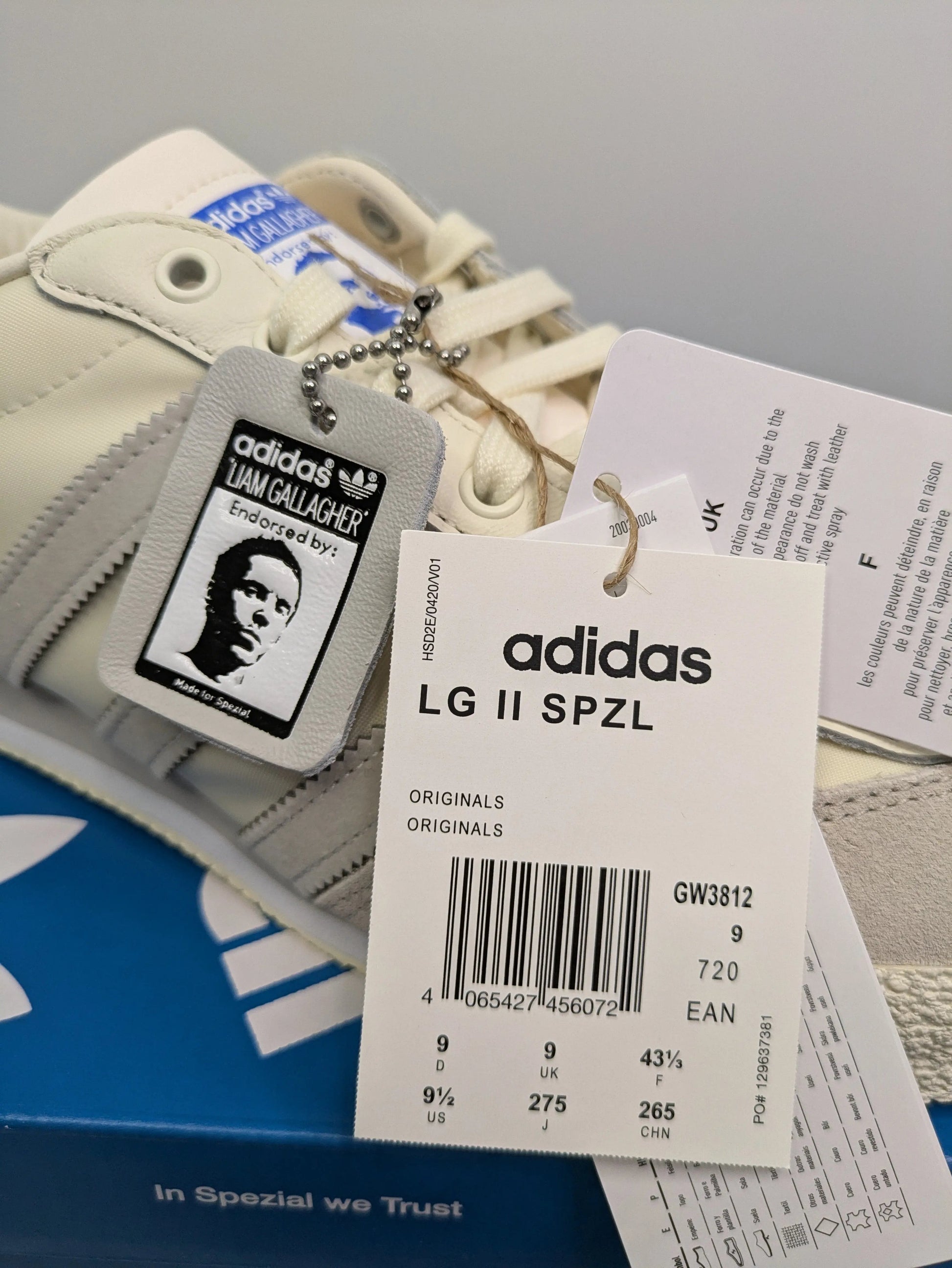 Adidas SPZL LG2 Liam Gallagher Size 9 Casual Station