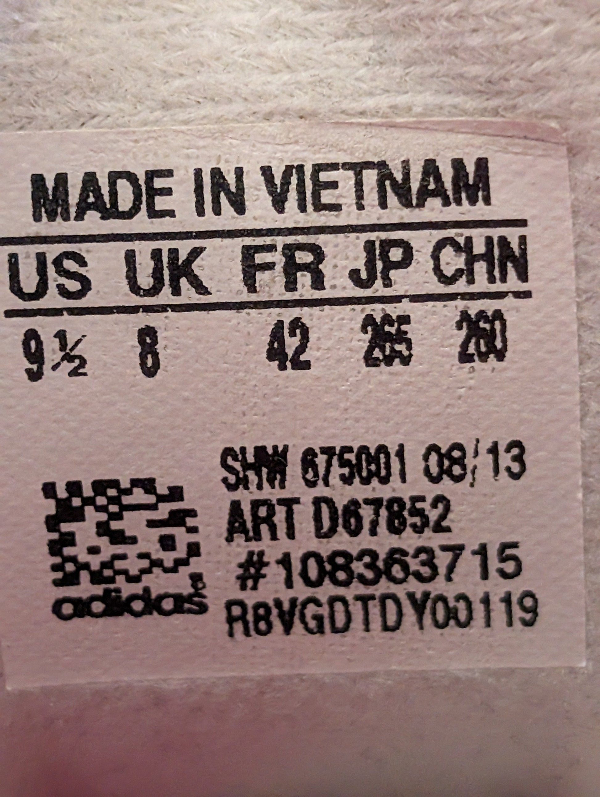 Adidas Gazelle OG Size 8 Trainers Casual Station