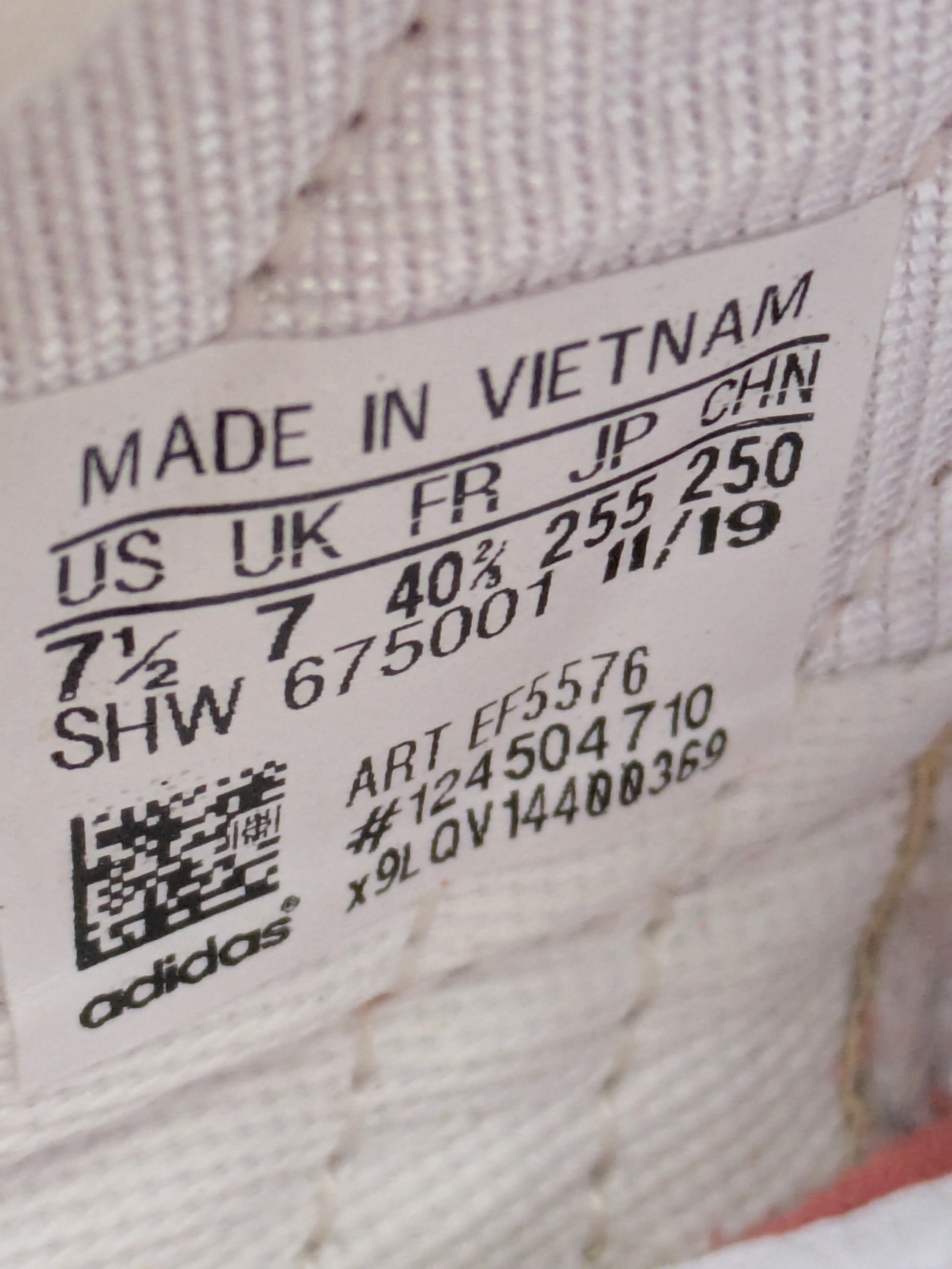 Adidas Gazelle OG Vintage Size 7 Casual Station