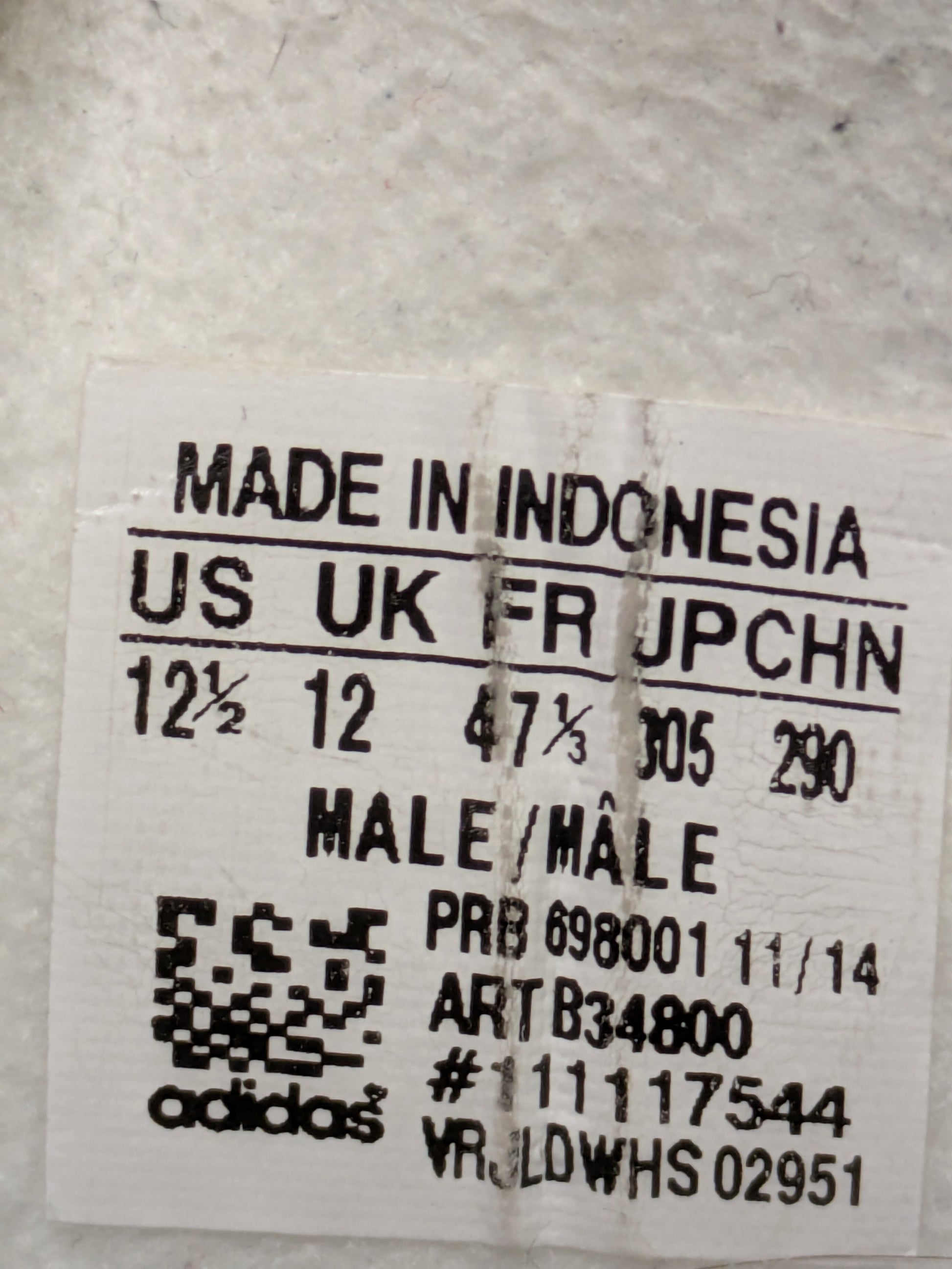 Adidas Beckenbauer Size 12 Casual Station