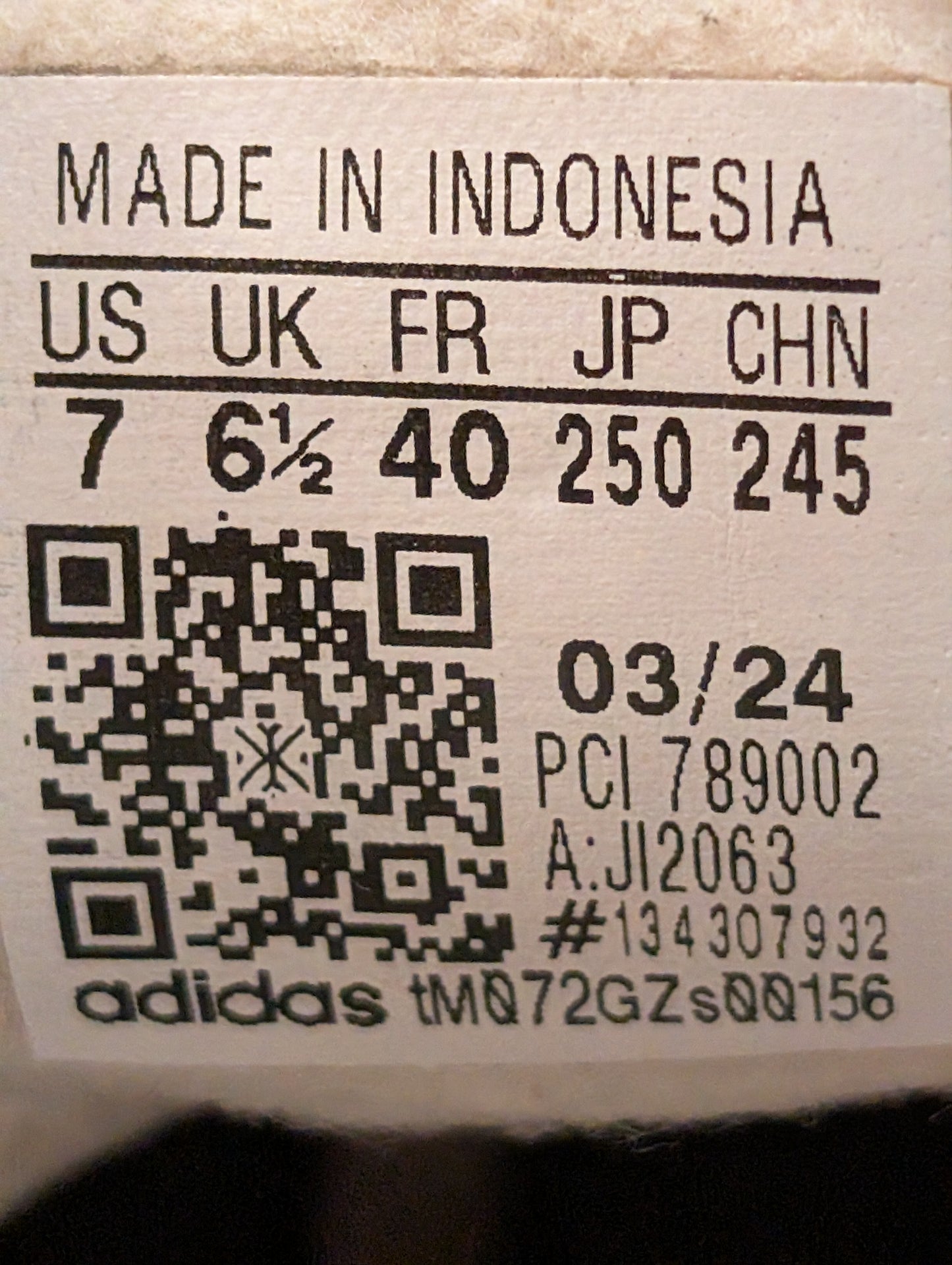 Adidas Gazelle Indoor Size 6.5