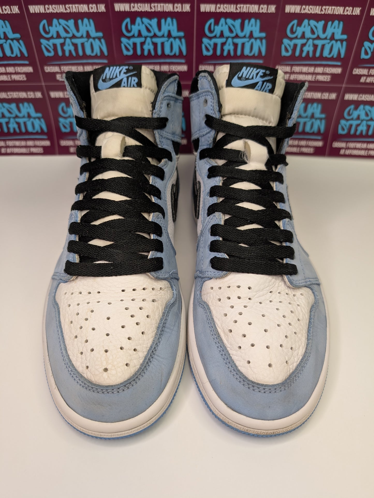 Air Jordan 1 High Retro High White University Blue Size 7