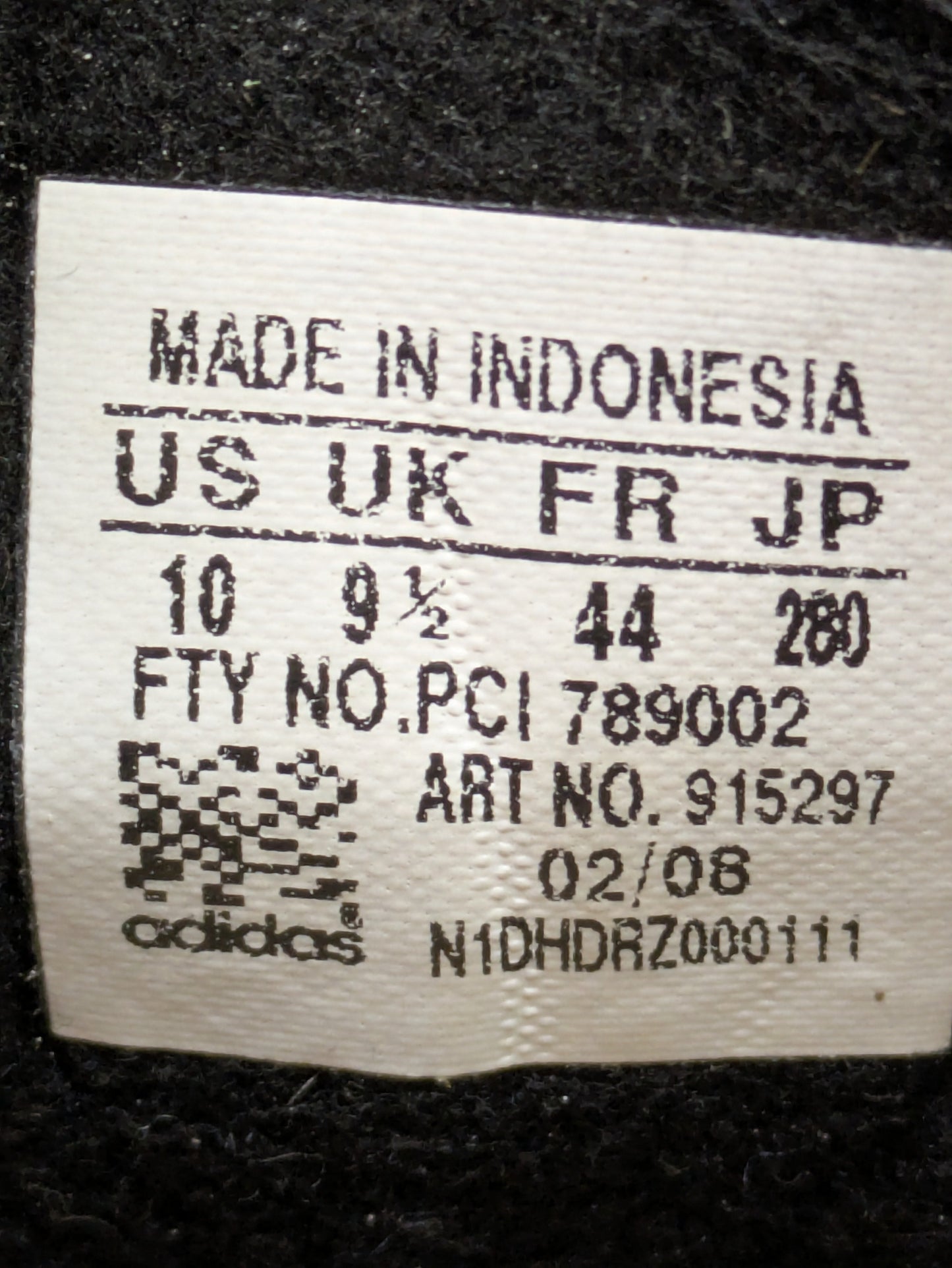 Adidas Leader 2008 Size 9.5 Casual Station