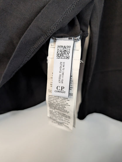C.P. Company - Long Sleeve Logo Label T-Shirt - BRAND NEW Casual Station