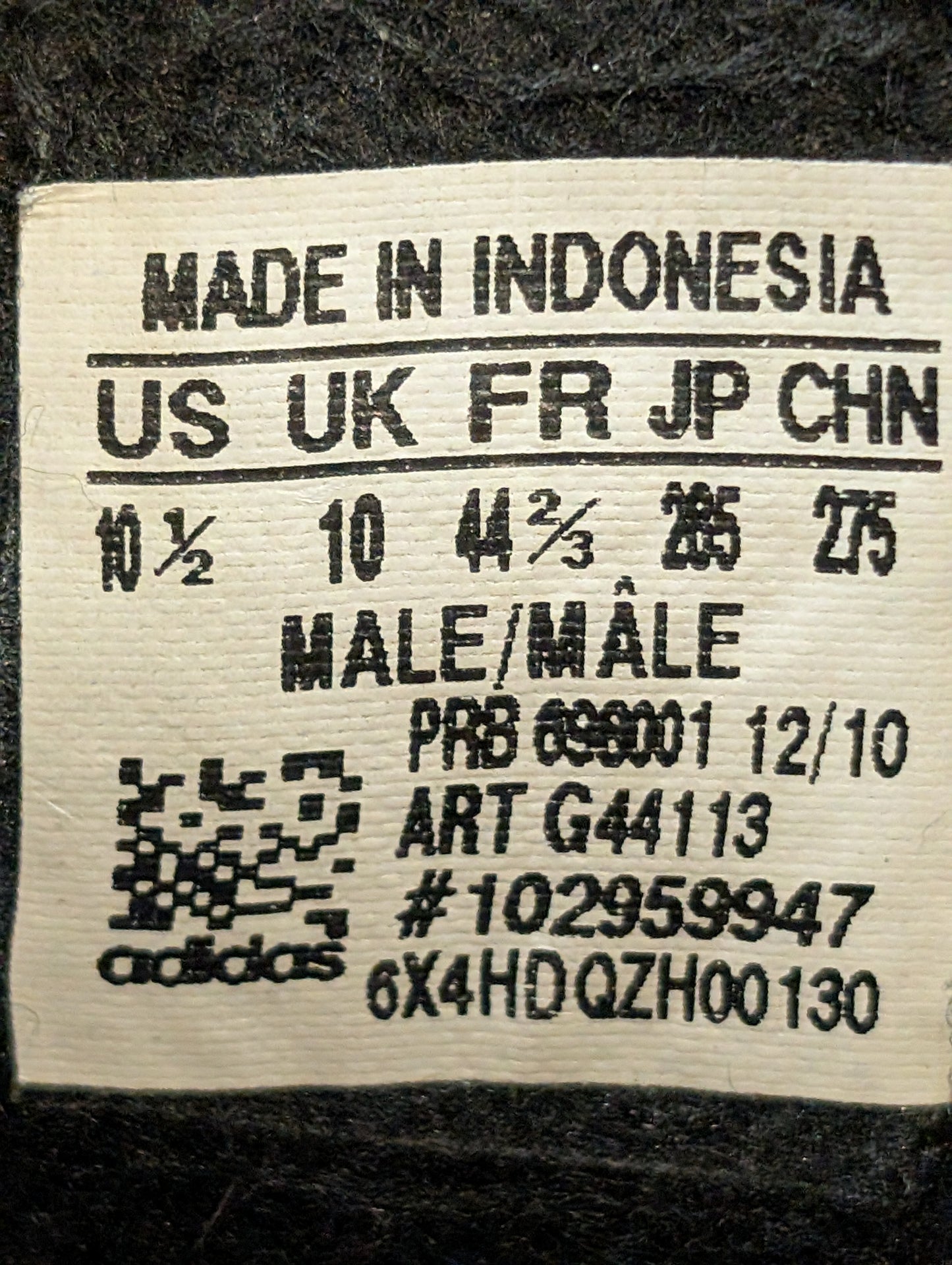 Adidas Beckenbauer Allround 2010 Size 10