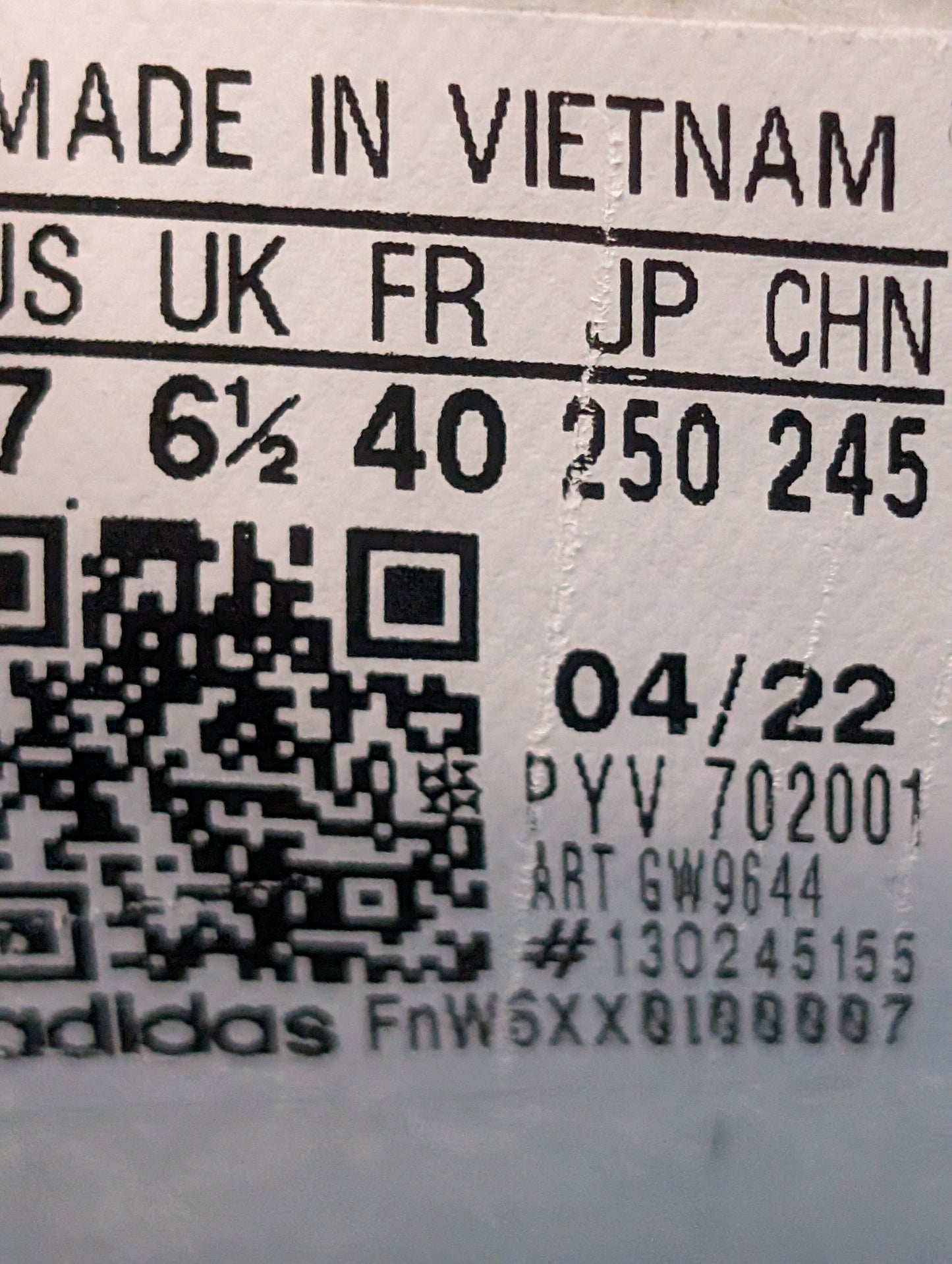 Adidas AS 520 Size 6.5