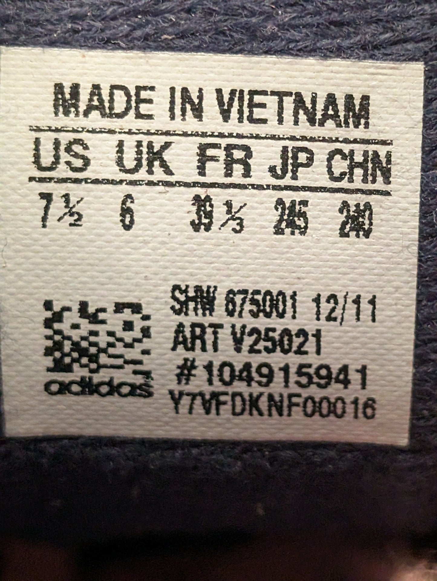 Adidas Gazelle OG Size 6