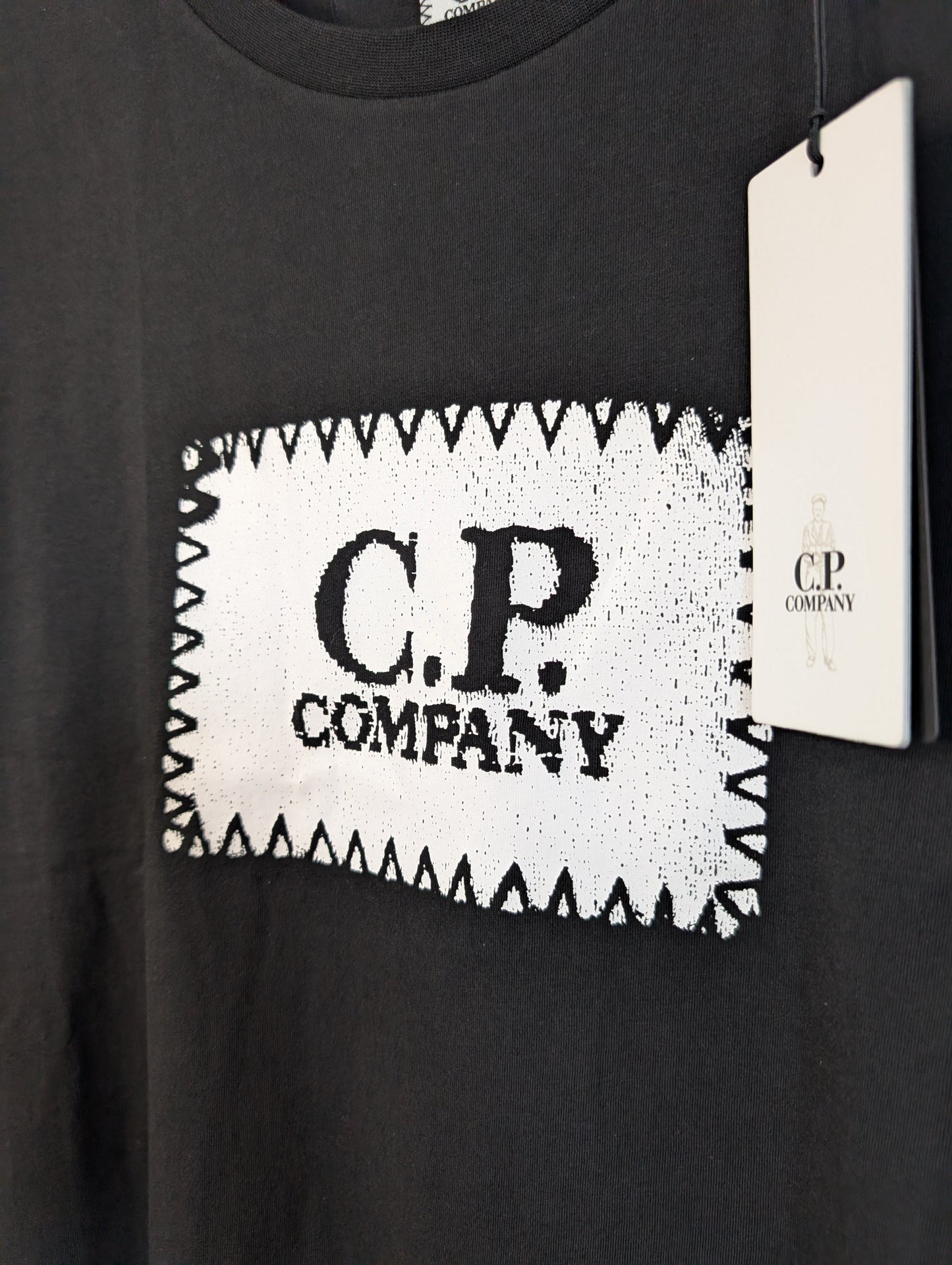 C.P. Company - Long Sleeve Logo Label T-Shirt - BRAND NEW Casual Station