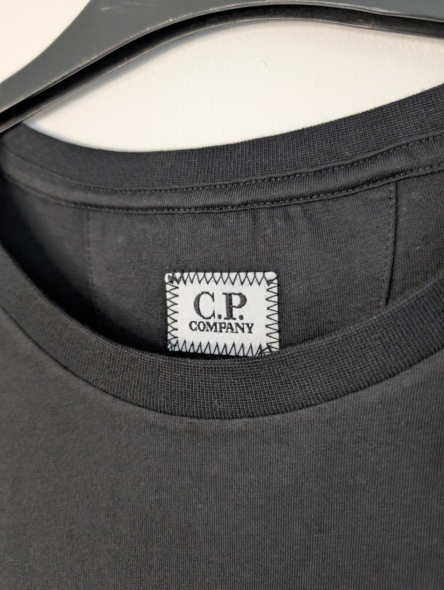 C.P. Company - Long Sleeve Logo Label T-Shirt - BRAND NEW Casual Station
